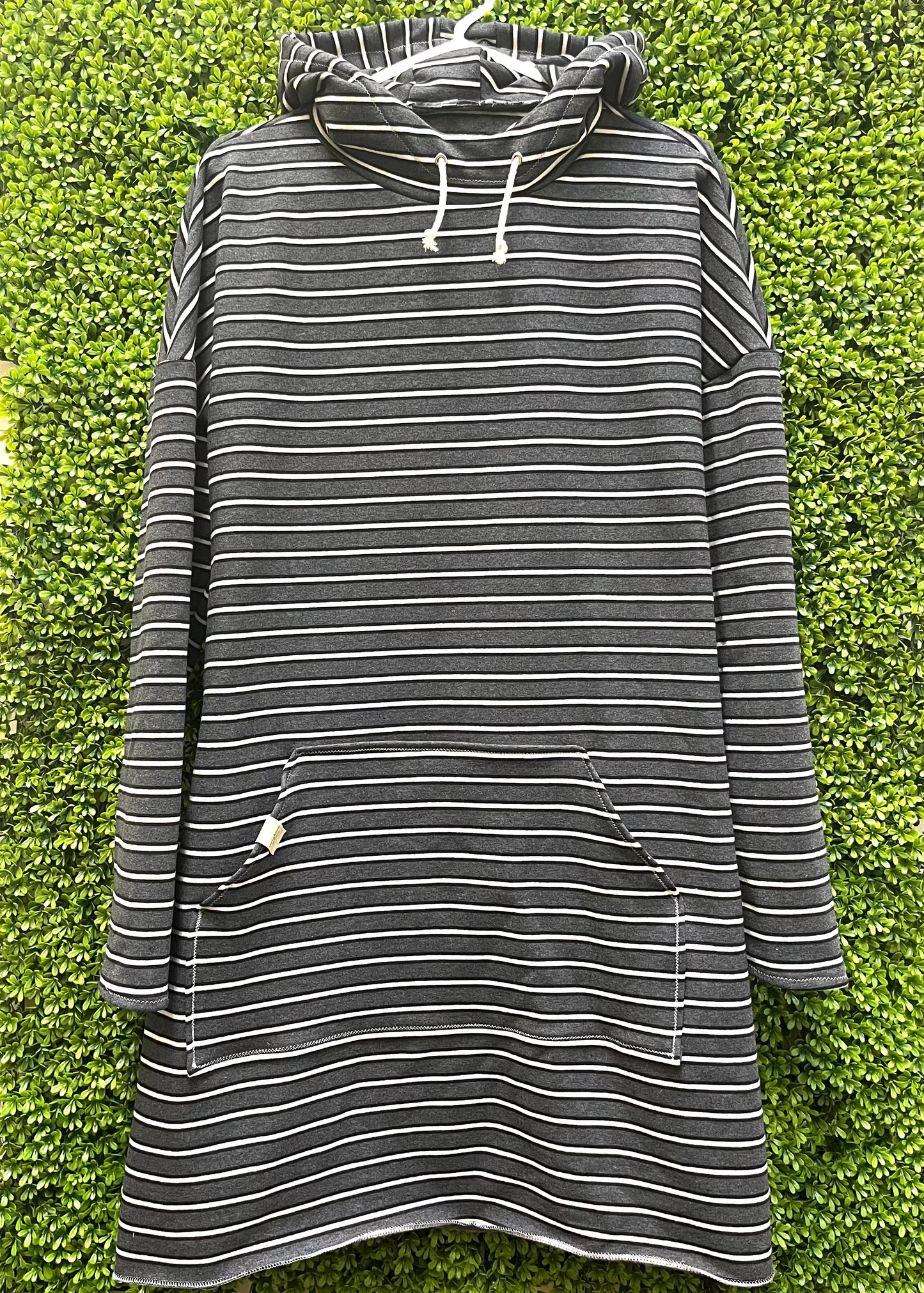 Adventure Dress, Gray Stripe
