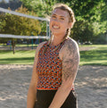 Summer Festival Top, Retro Red