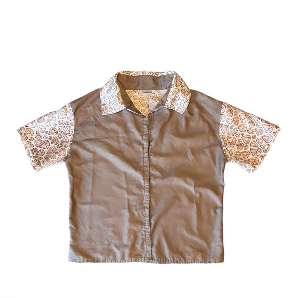 Party Shirt, Diamonds and Dirt (Crop)