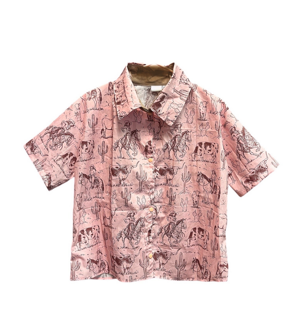 Party Shirt, Cowgirl (Crop)