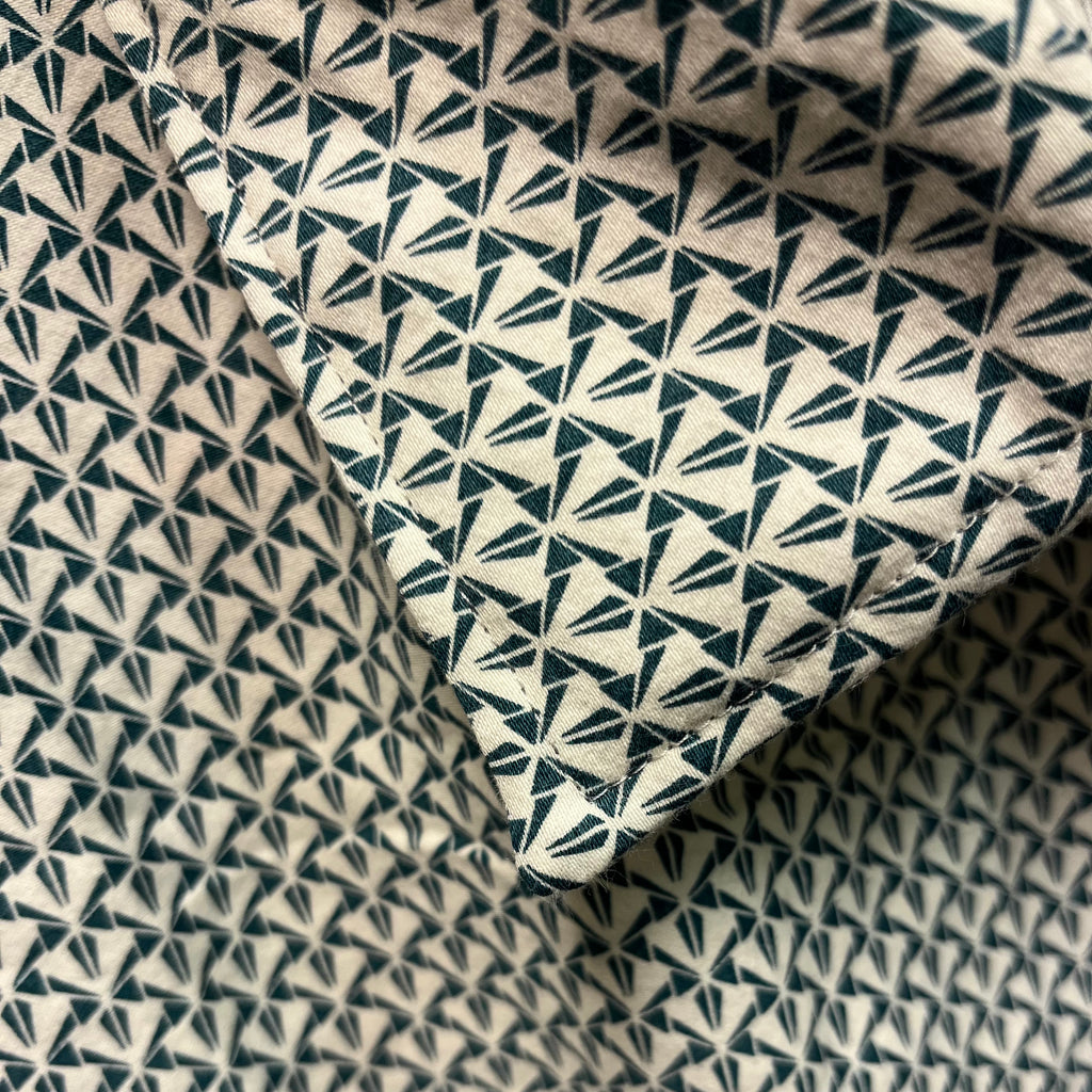 Party Shirt, Mini Green Print