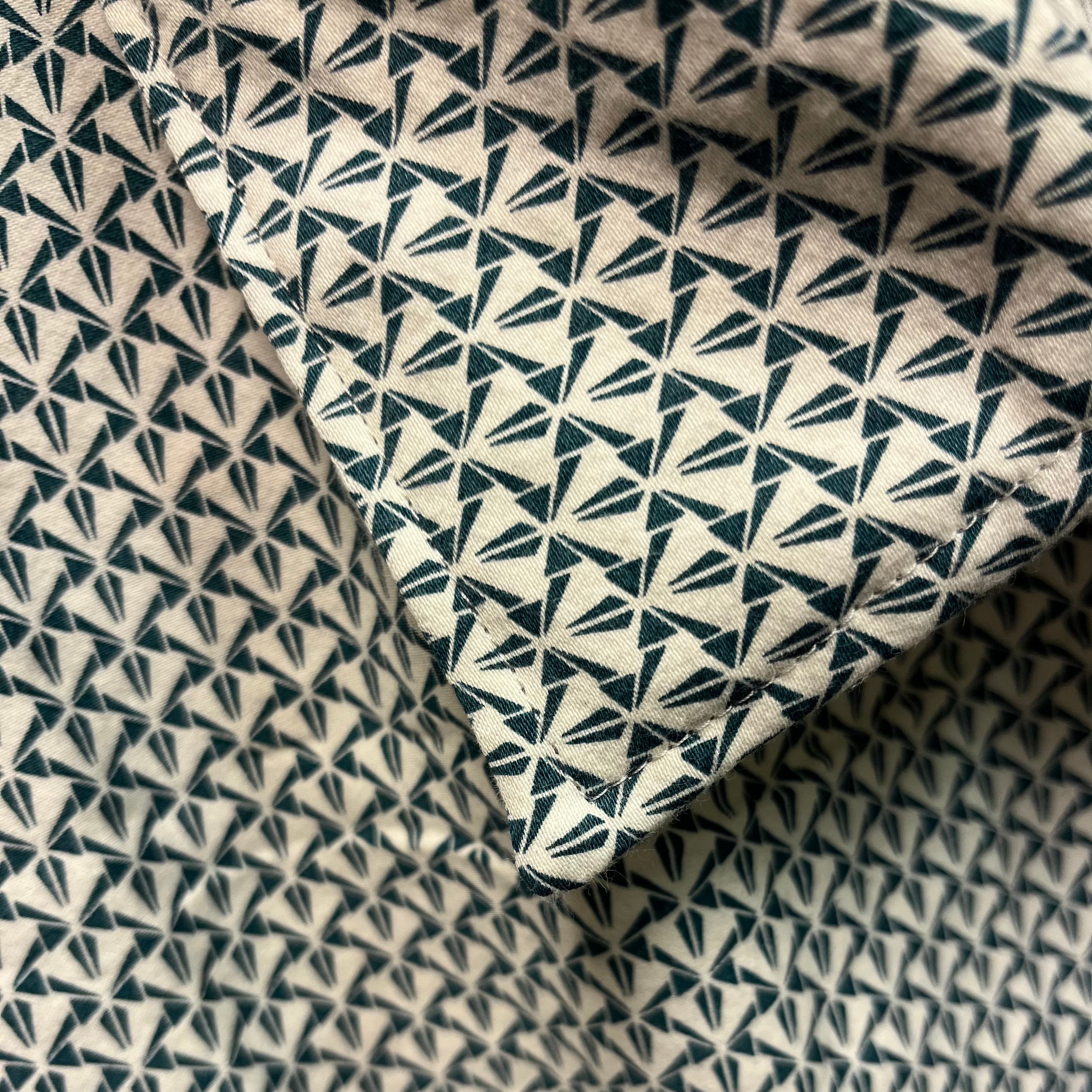 Party Shirt, Mini Green Print