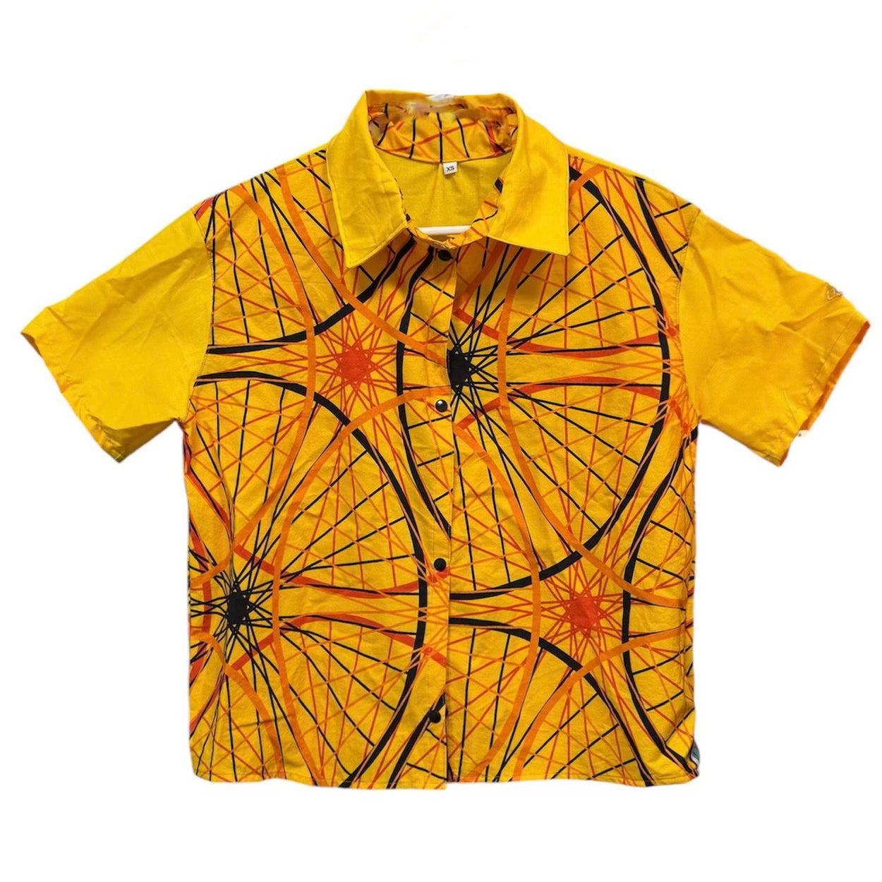Party Shirt, Yellow Bike (Crop)