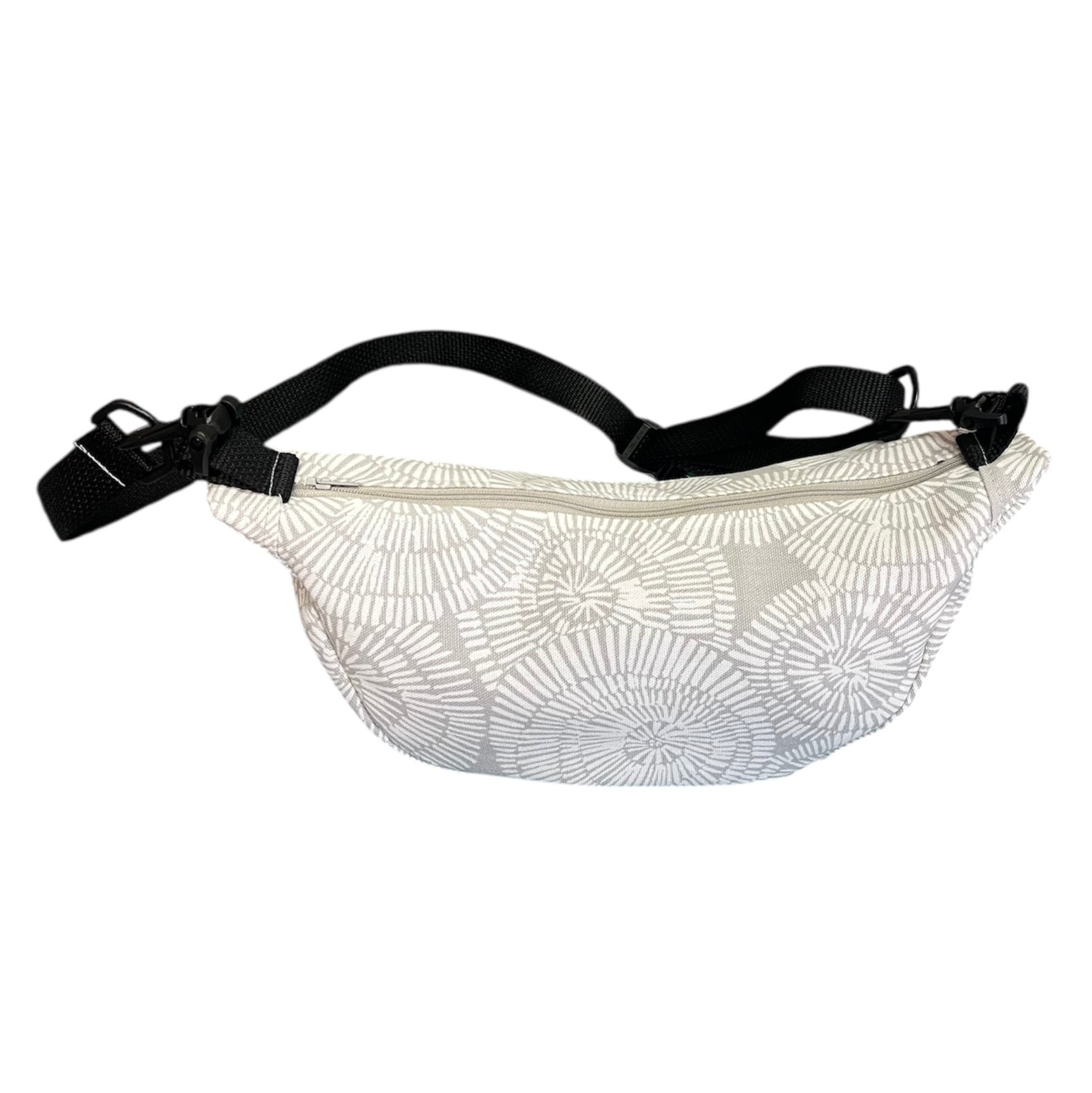 Banana Bag, Gray/White