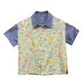 Party Shirt, Vintage Flower Garden (Crop)