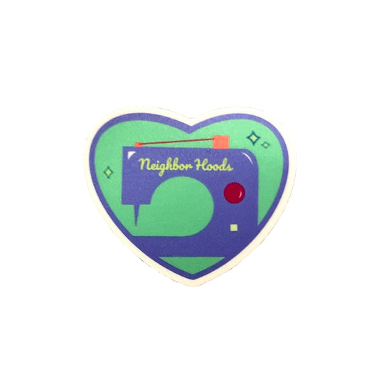 Get a Neighbor Hoods Heart Sticker!