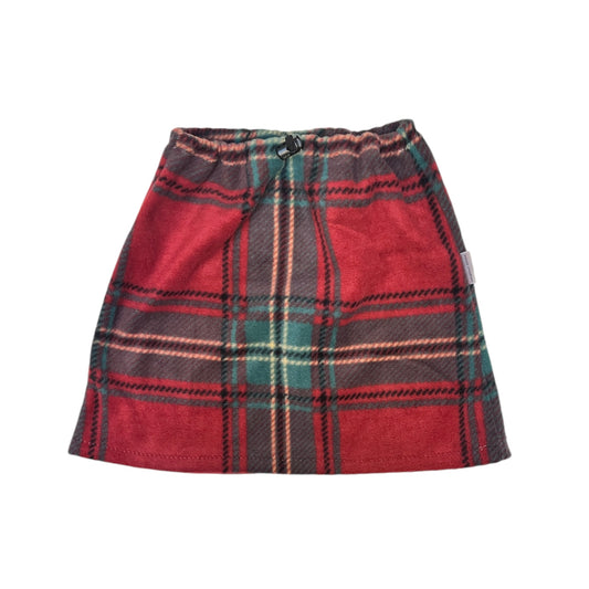 Kids Adventure Skirt, Holiday Plaid