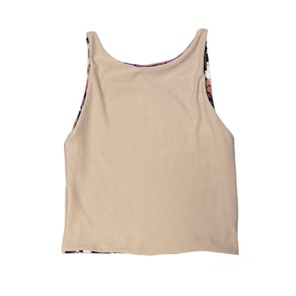 Summer Festival Top, Bouquet (Navy)