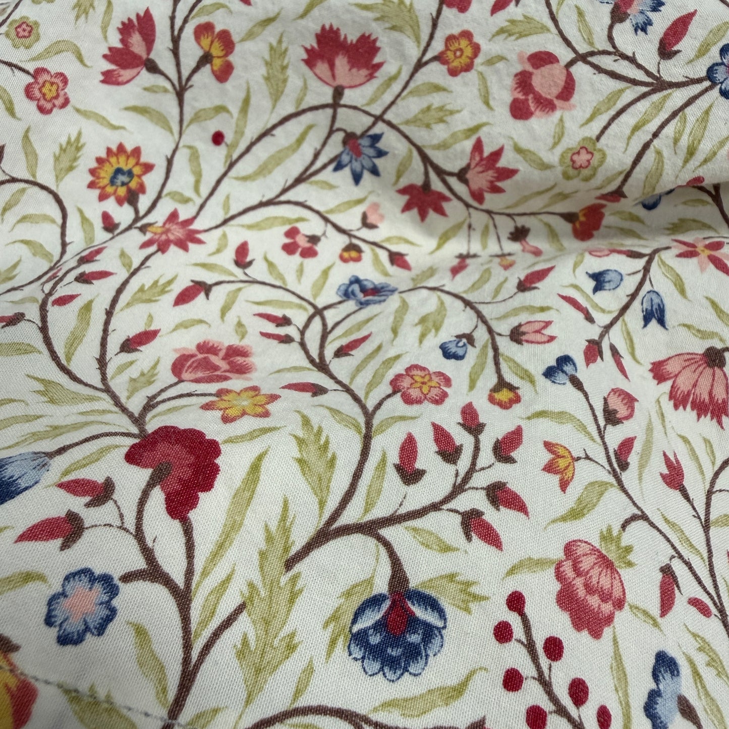 Party Shirt, Flowers and Vines (Crop)