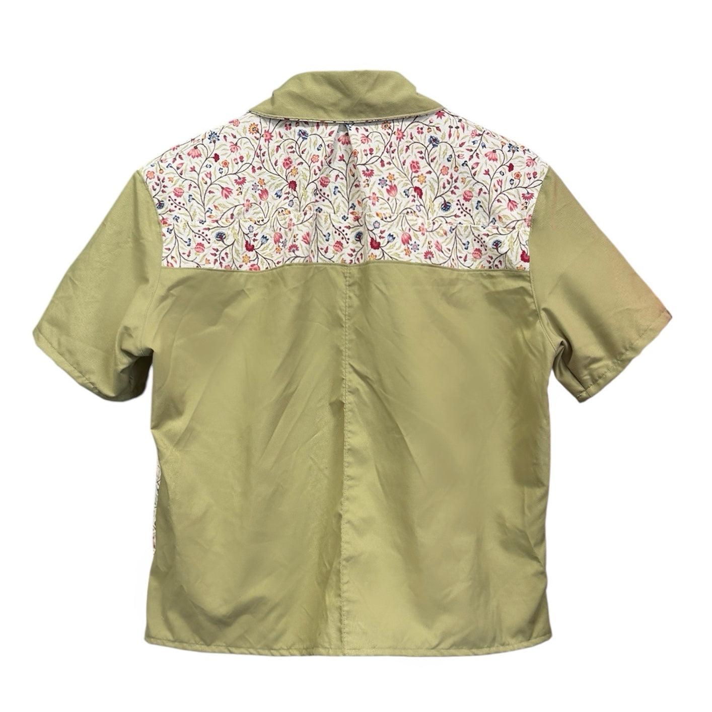 Party Shirt, Flowers and Vines (Crop)