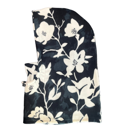 Hood, Black/White Flowers