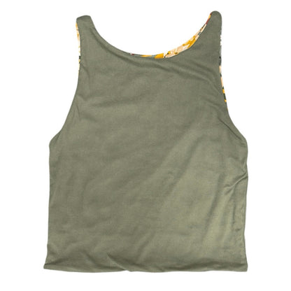 Summer Festival Top, Bouquet (Sage)