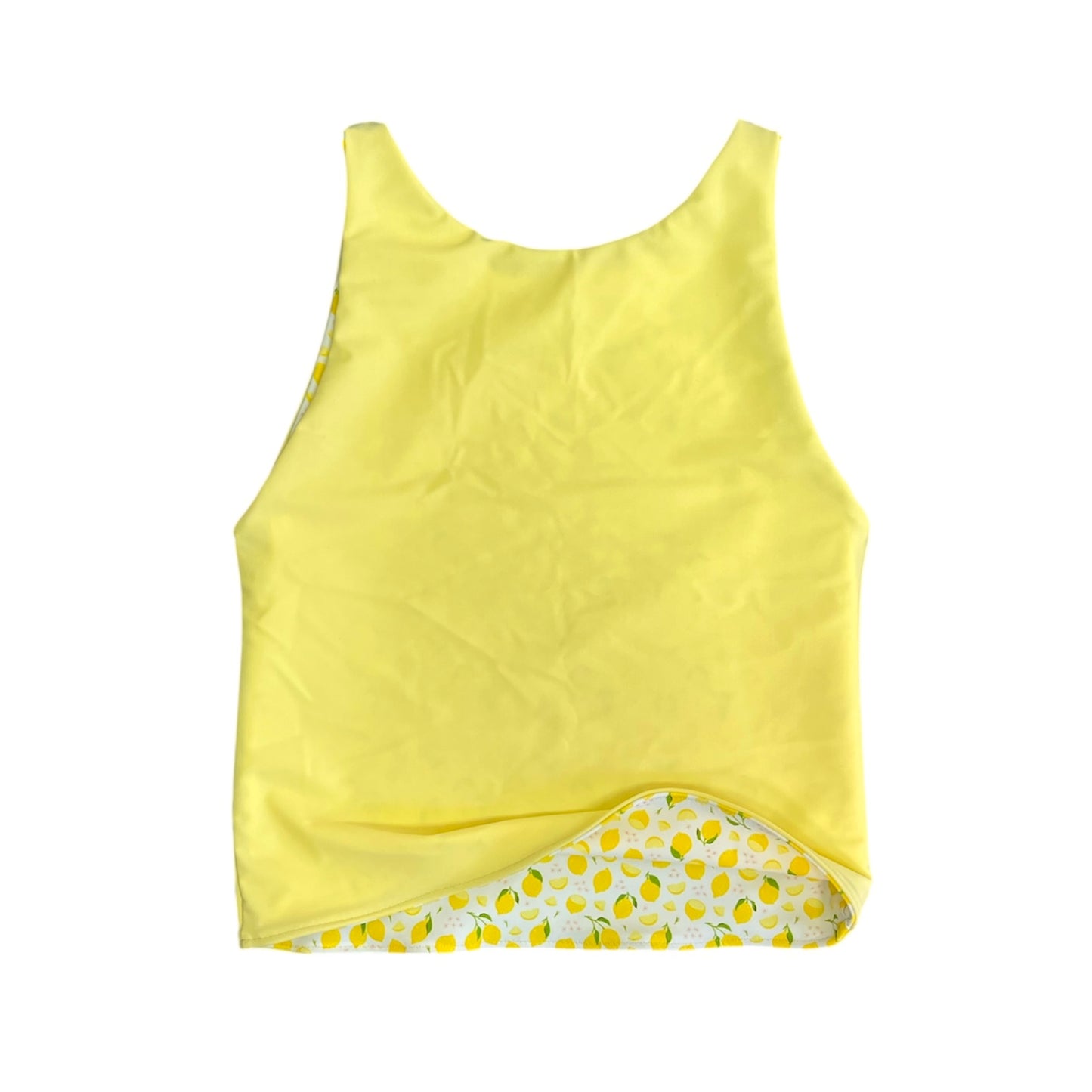 Summer Festival Top, Reversible Lemon Love