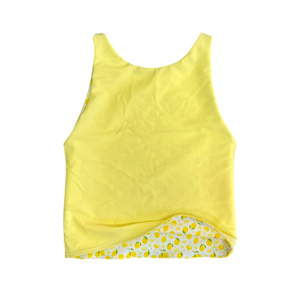 Summer Festival Top, Reversible Lemon Love