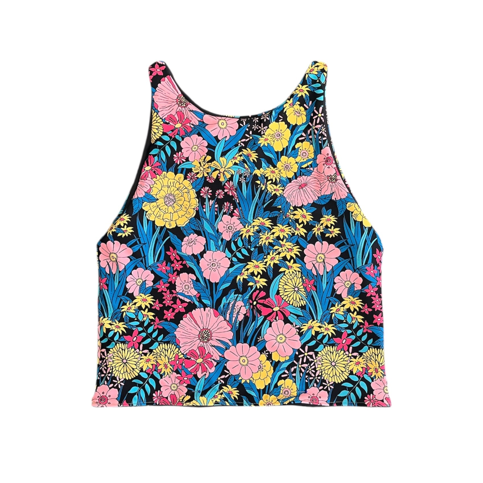 Summer Festival Top, Reversible Floral