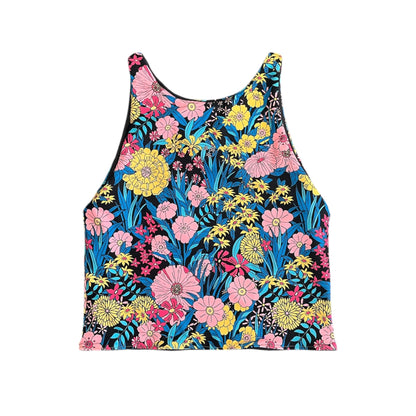 Summer Festival Top, Reversible Floral