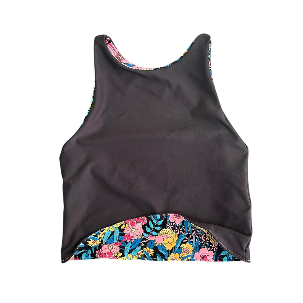 Summer Festival Top, Reversible Floral