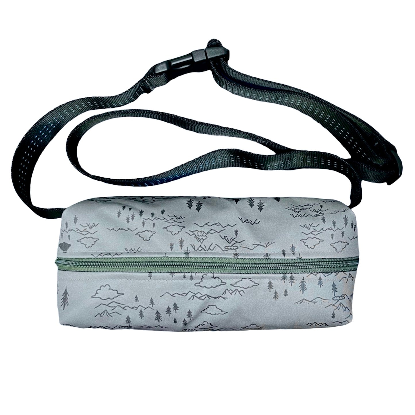 Belt Bag, Recycled Mountain Print