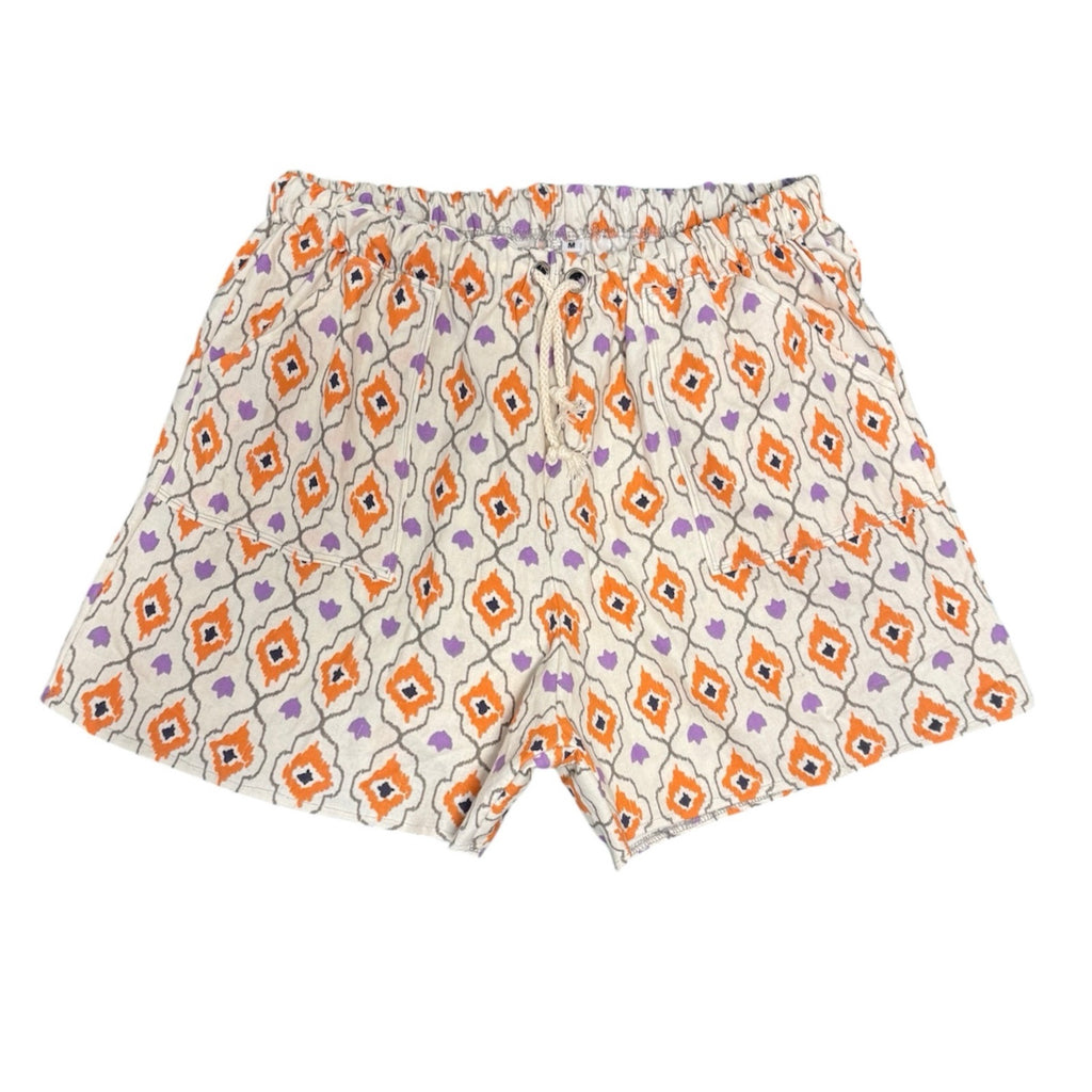Camp Shorts, Tangerine/Lavender