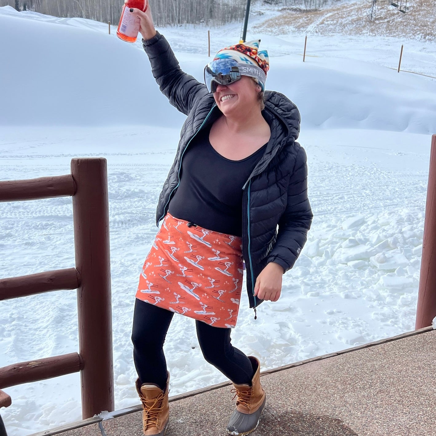 Apres Skirt, Skier’s Right