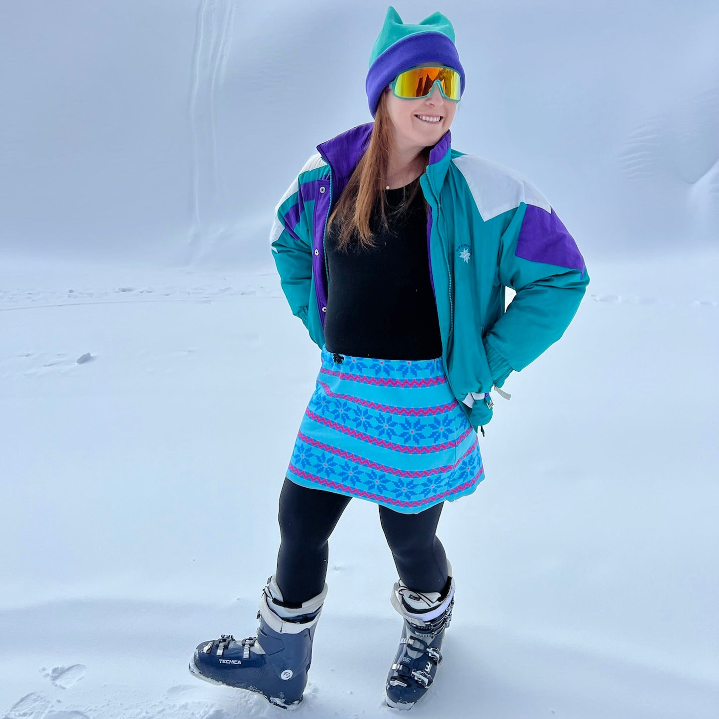 Apres Skirt, Nordic Neon
