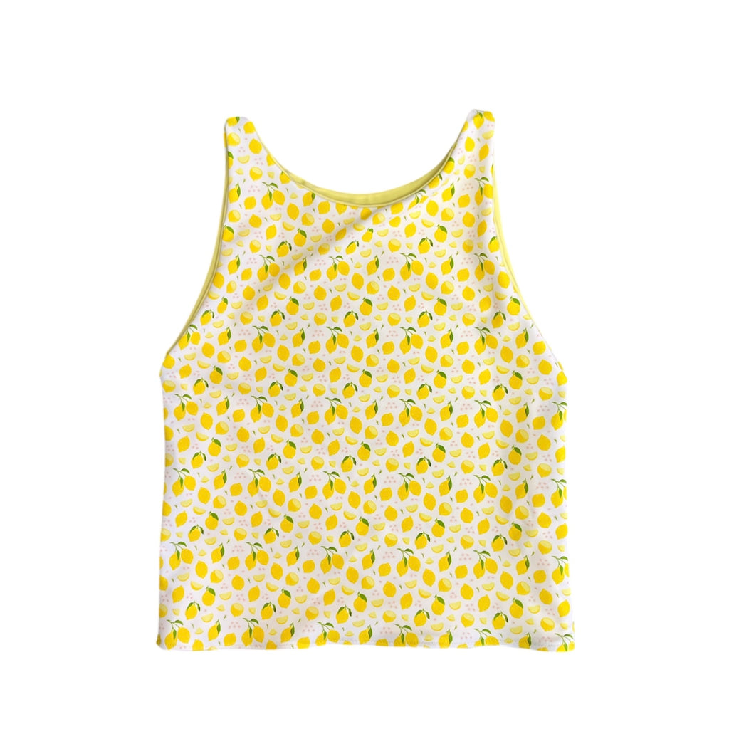 Summer Festival Top, Reversible Lemon Love
