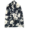 Hood, Black/White Flowers