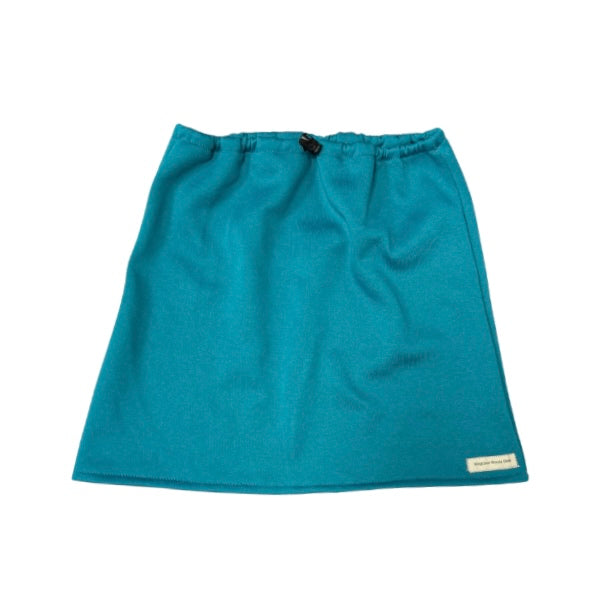 Sweatshirt Skirt, Teal