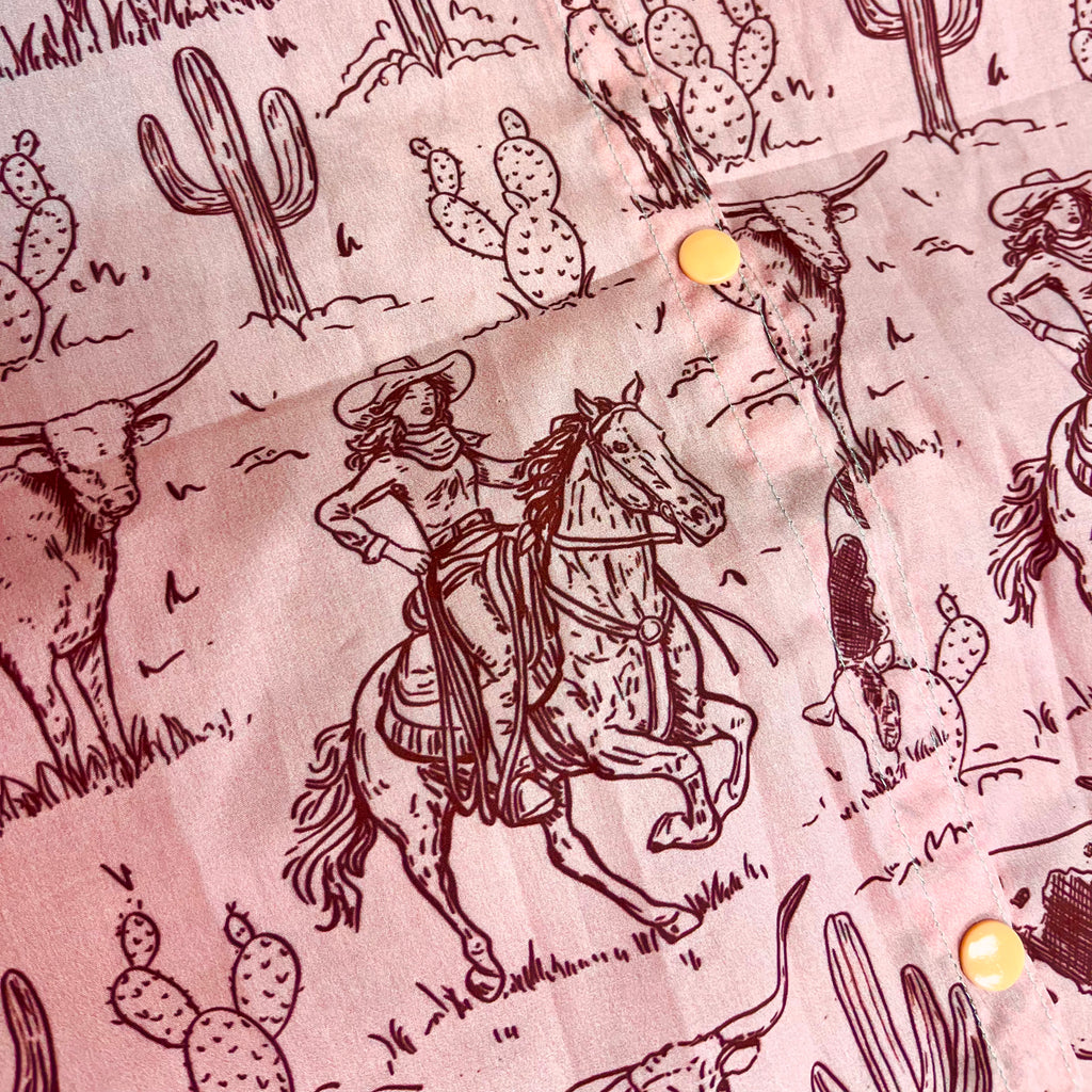 Party Shirt, Cowgirl (Crop)