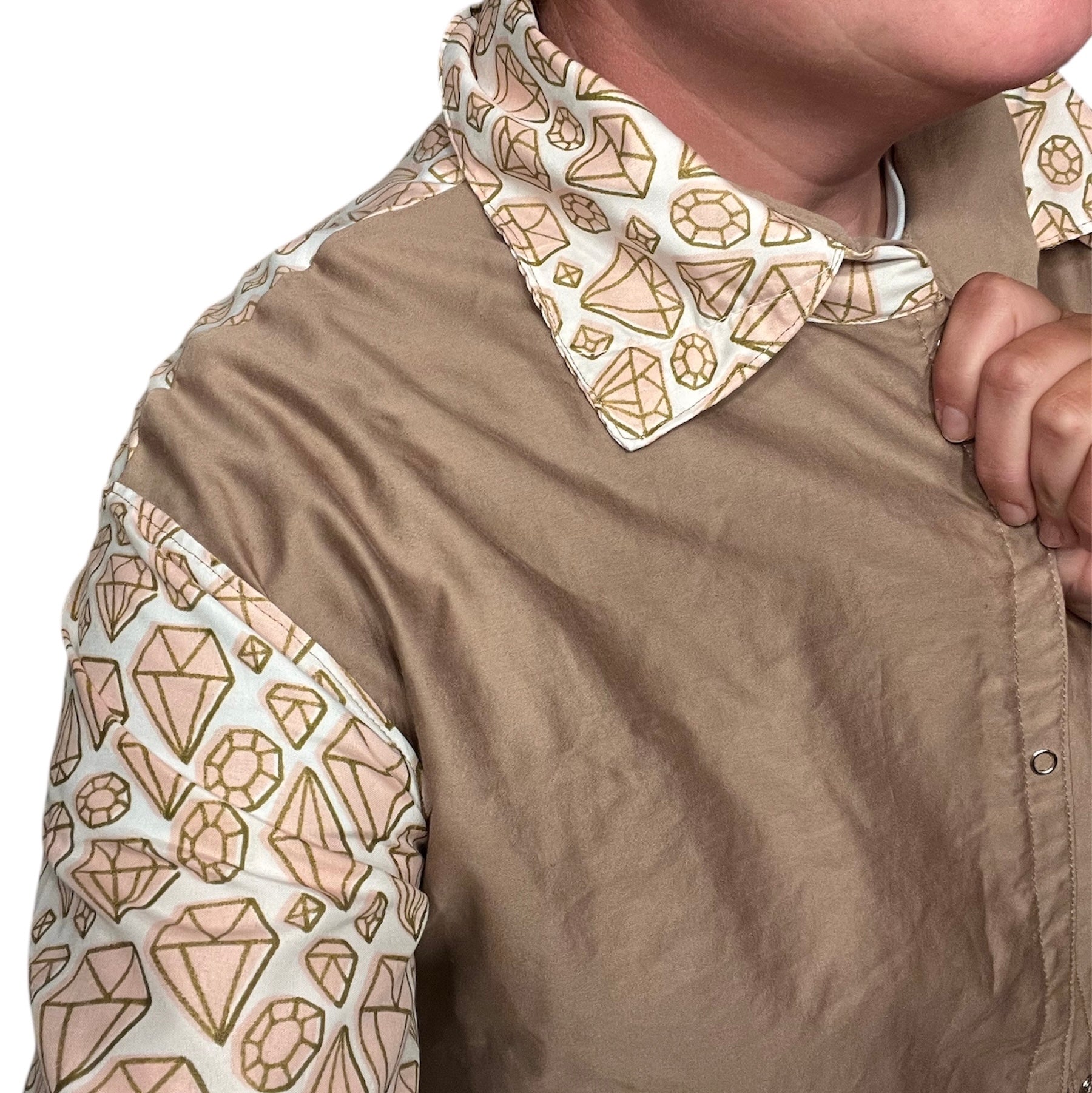 Party Shirt, Diamonds and Dirt (Crop)