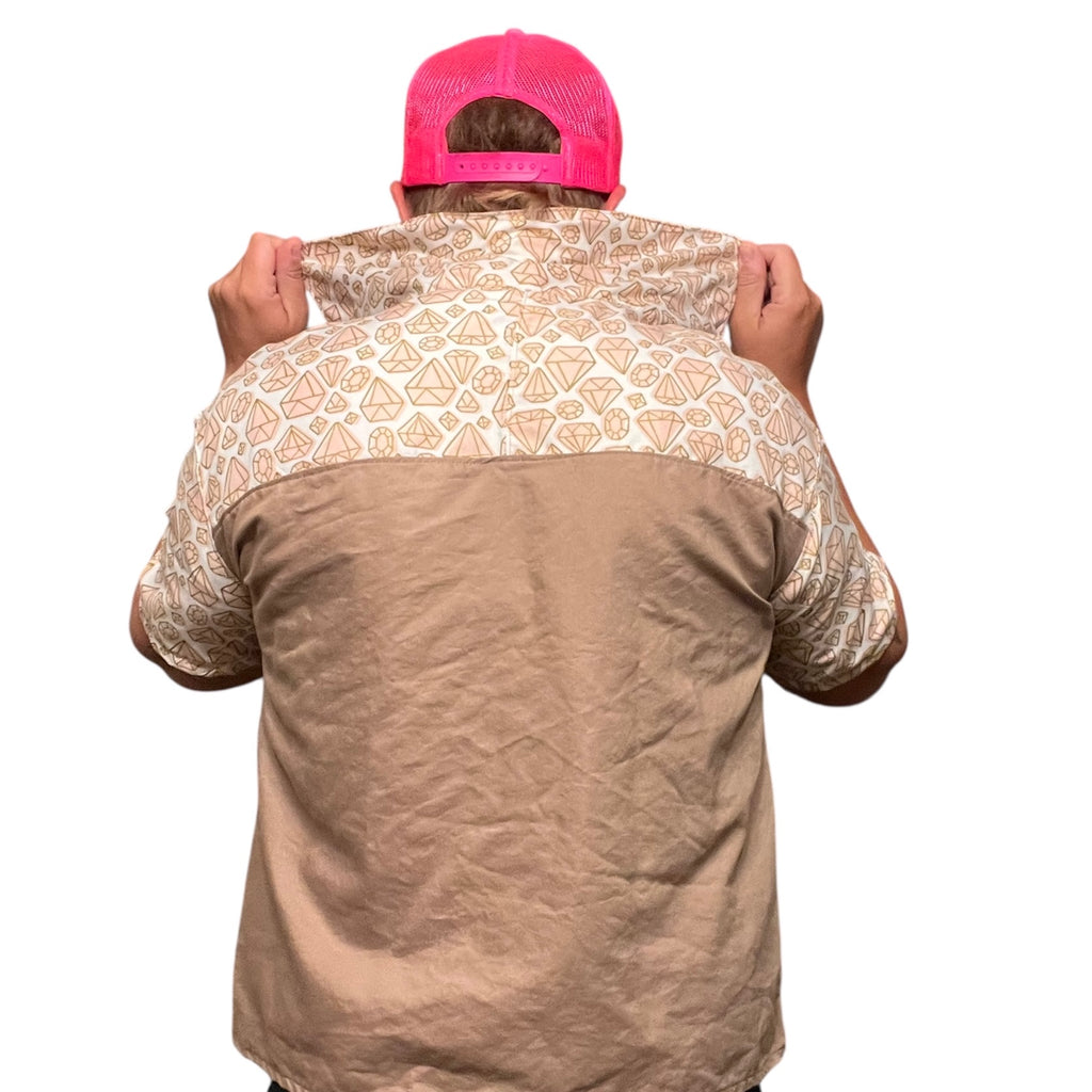 Party Shirt, Diamonds and Dirt (Crop)