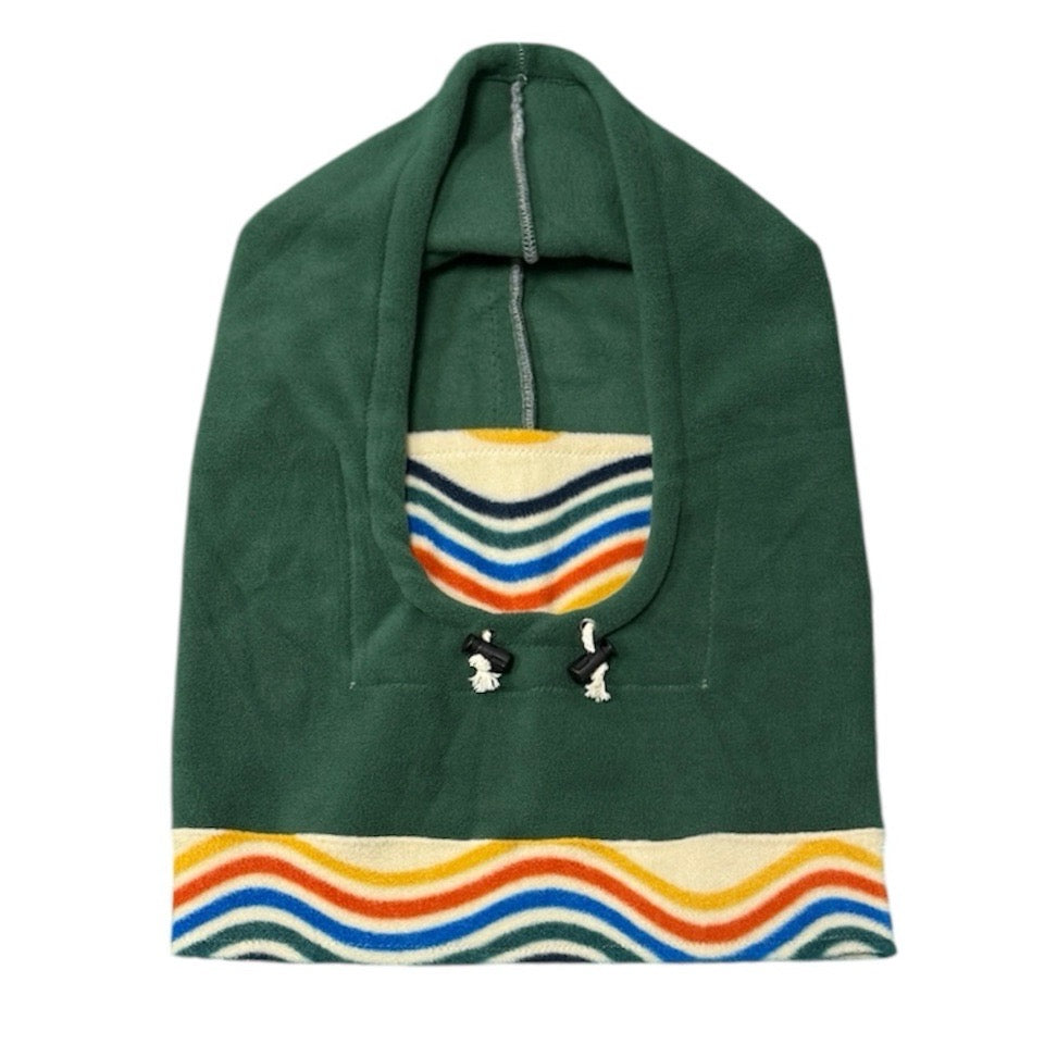 Hood, Green/Retro Rainbow