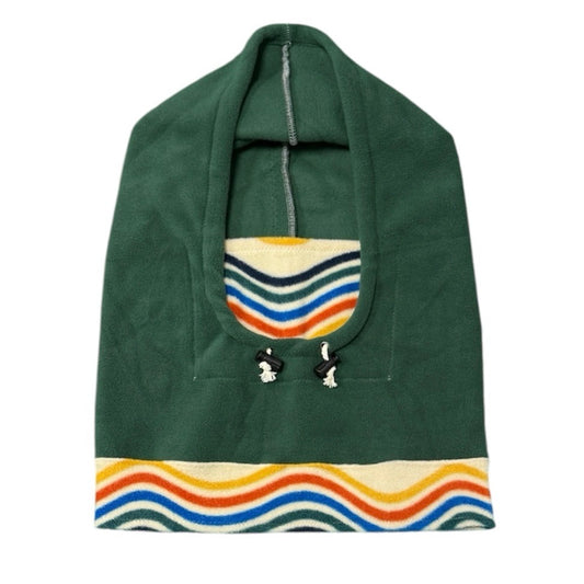 Hood, Green/Retro Rainbow
