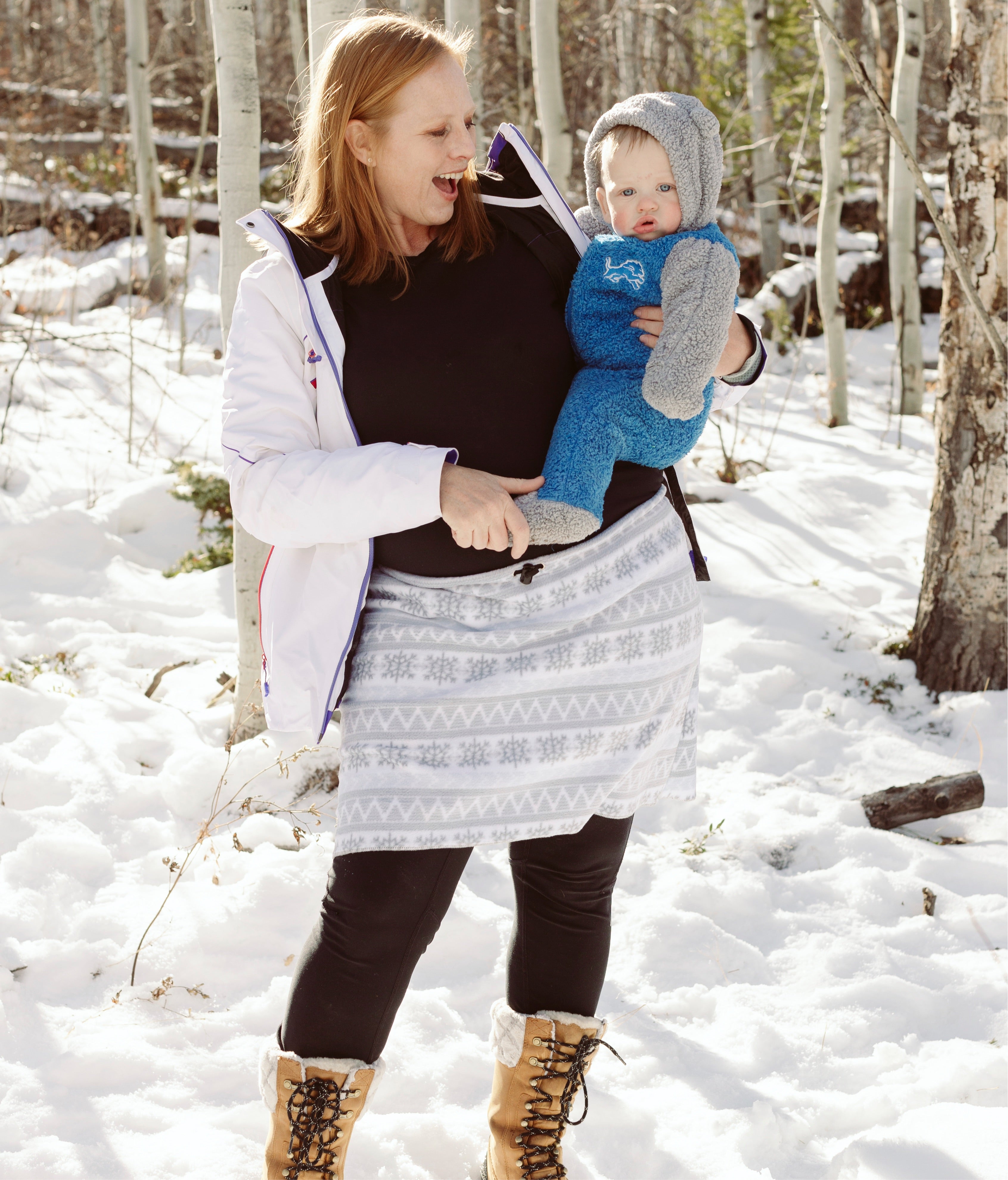 Adventure Skirt, Snowflakes