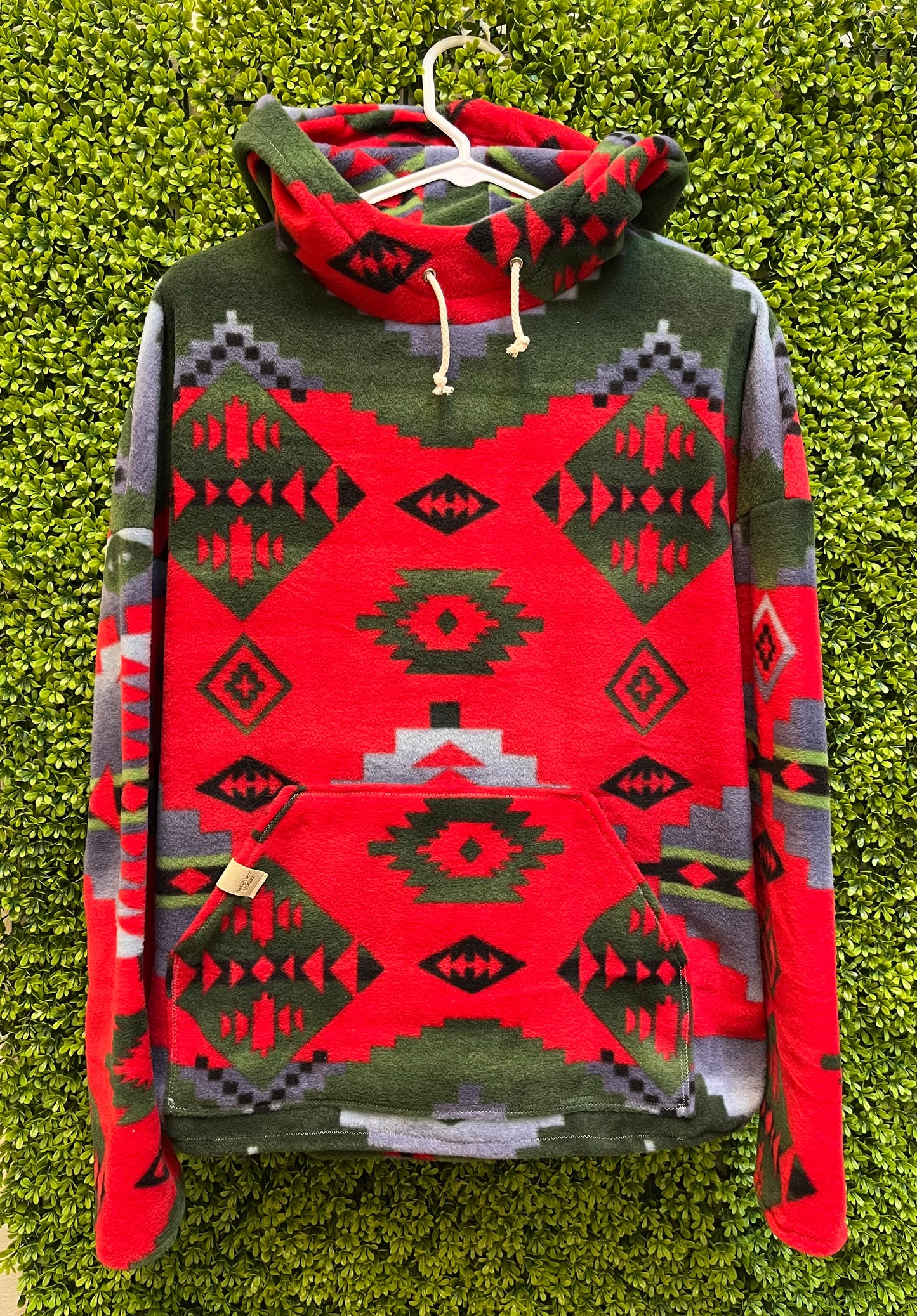 Campfire Hoodie, Southwest Red