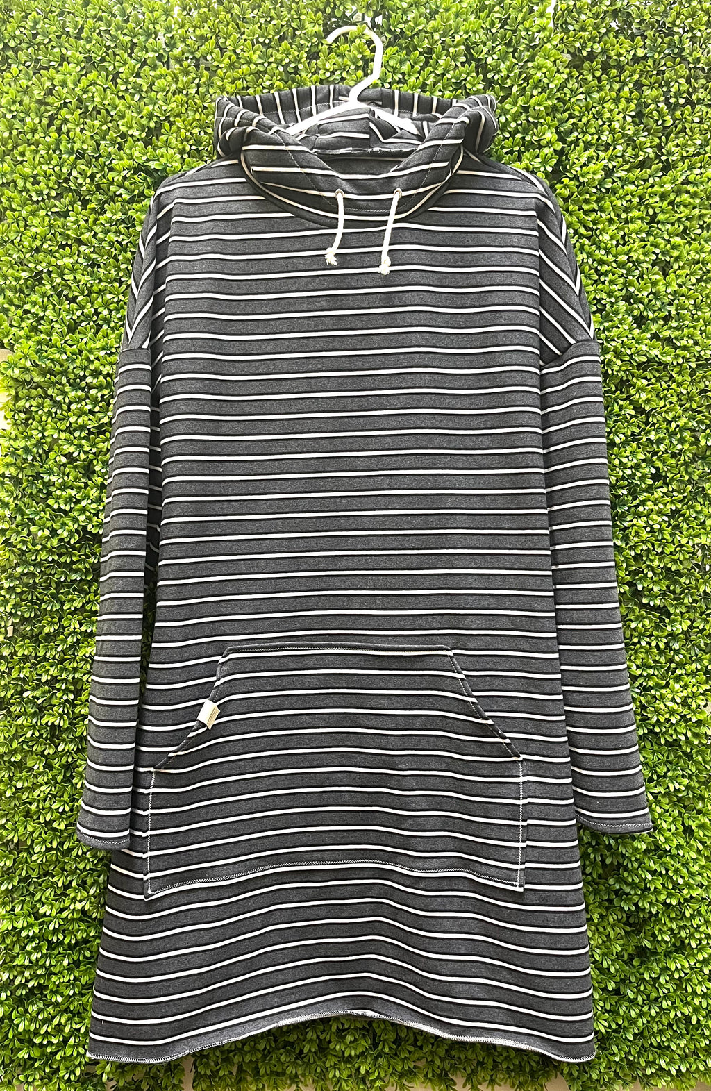 Adventure Dress, Gray Stripe