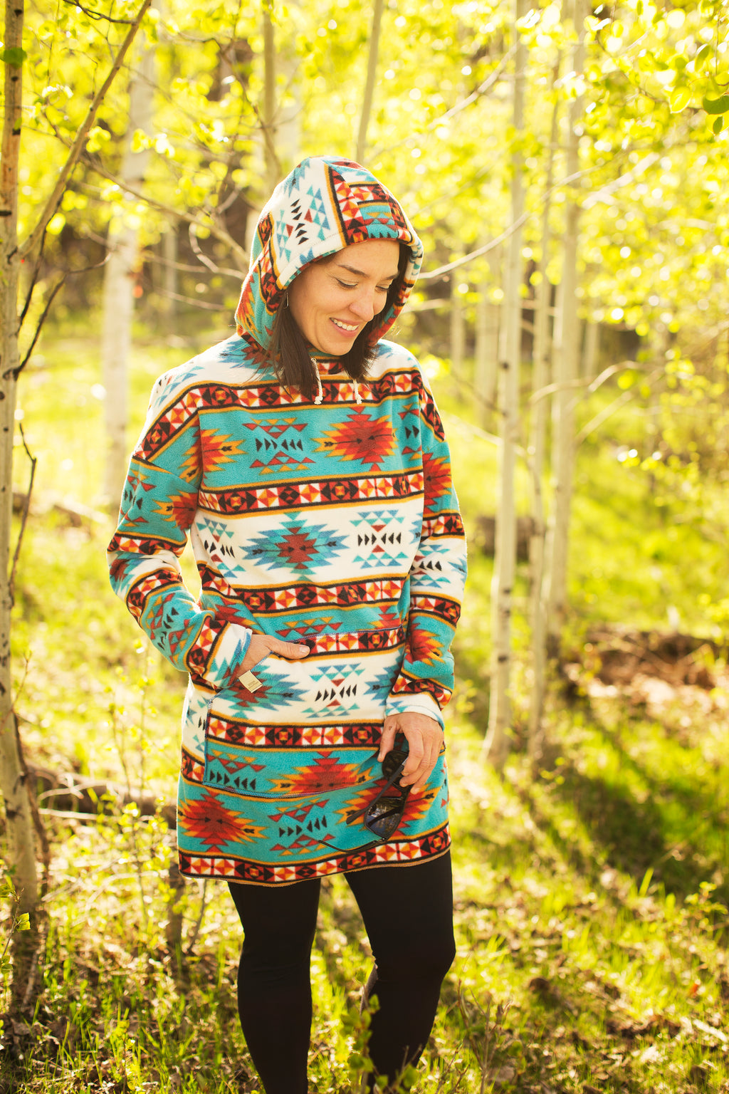 Adventure Dress, Southwest Blue