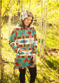 Adventure Dress, Southwest Blue