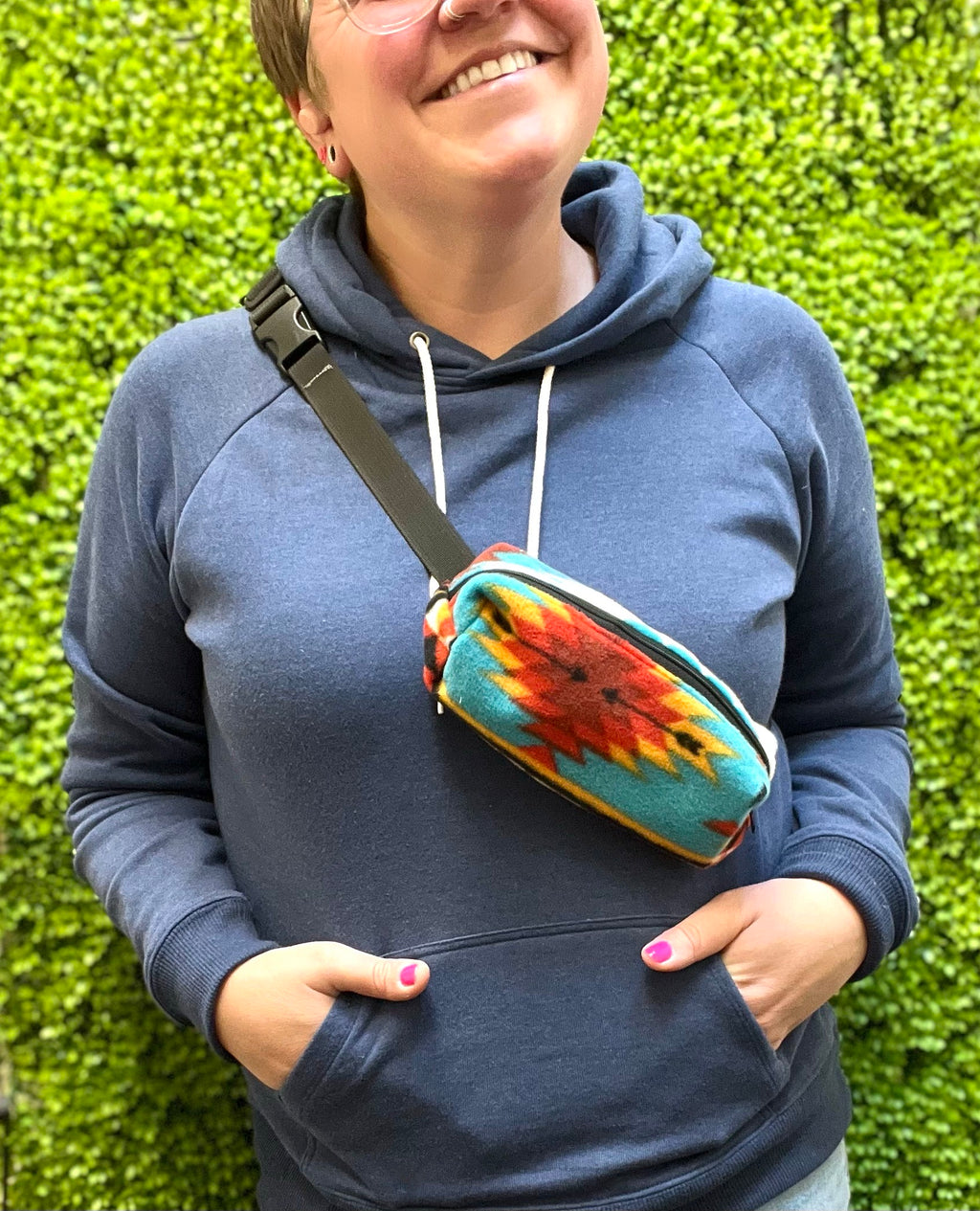 Belt Bag, Southwest Blue